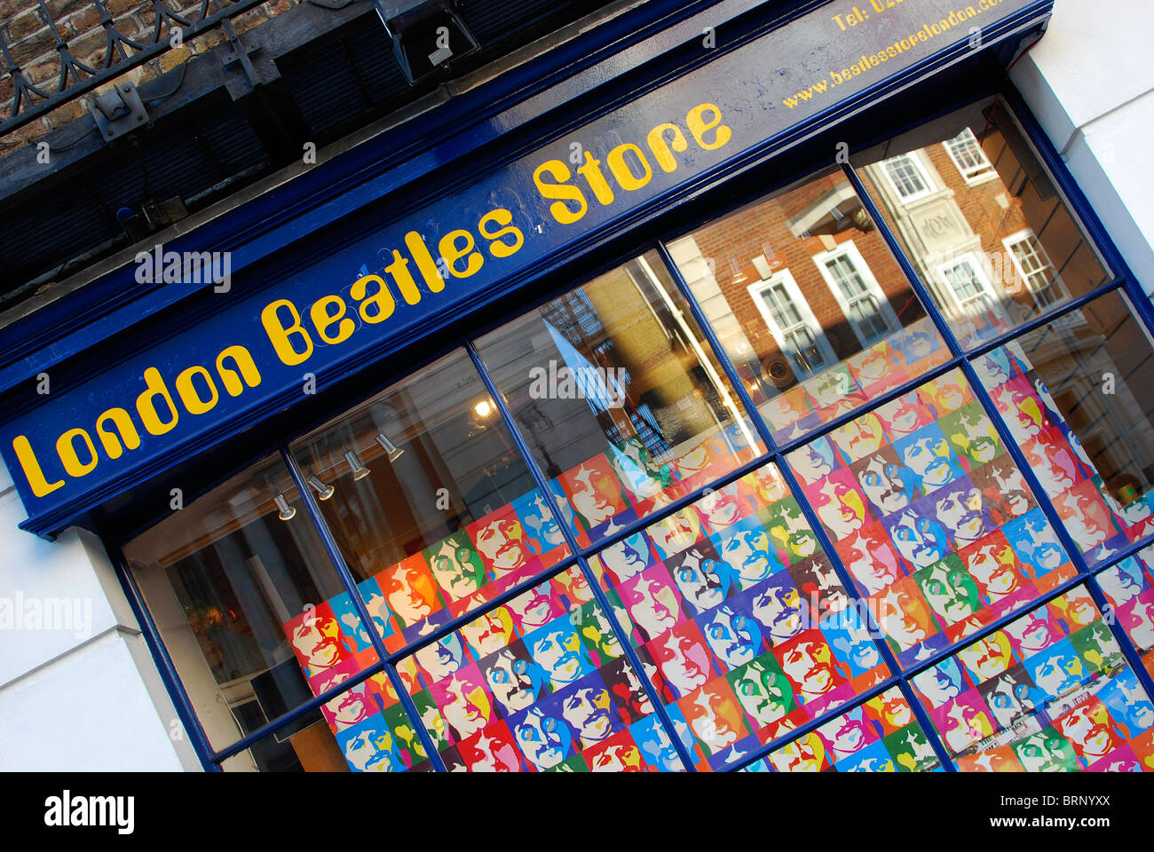 Beatles Store on Baker street, London Stock Photo
