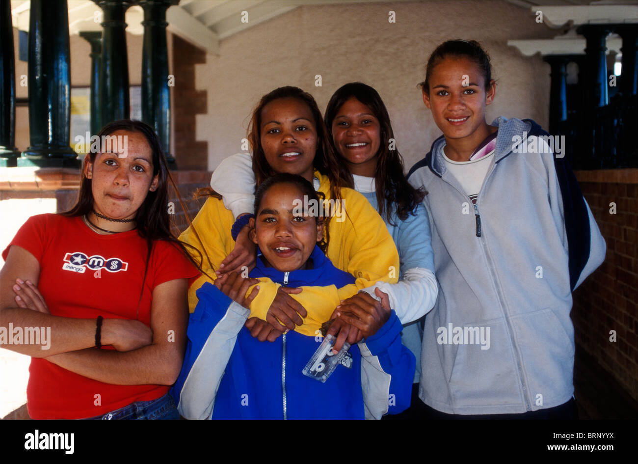 Aboriginal Teenagers At Bourke New South Wales Stock Photo Alamy