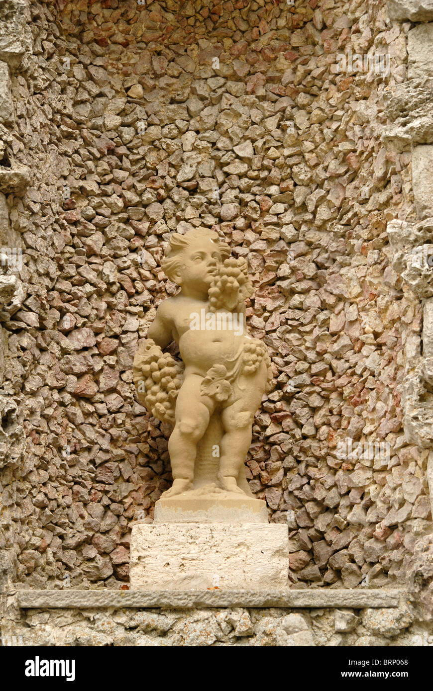 Statue at the 'Morgenländischer Bau', Sanspareil, Franconia, Germany Stock Photo