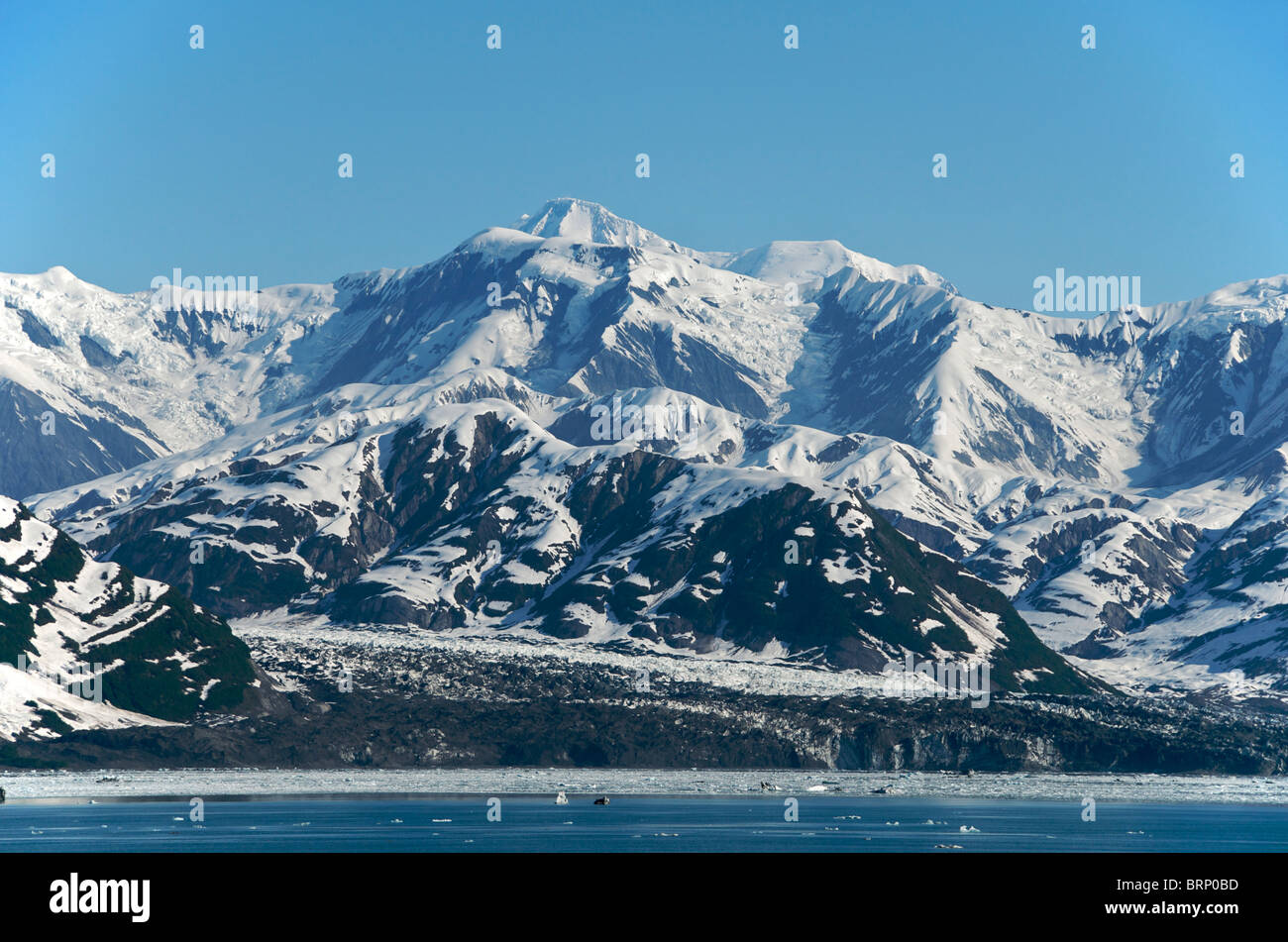 Turner Glacier Disenchantment Bay Inside Passage Alaska USA Stock Photo