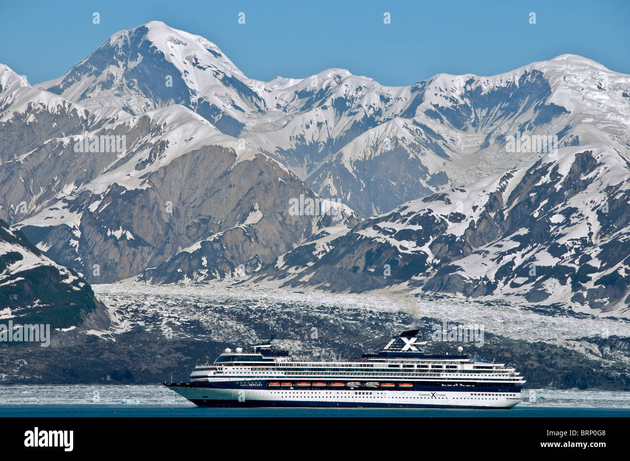 Mercury Cruise Ship with Turner Glacier in background Disenchantment