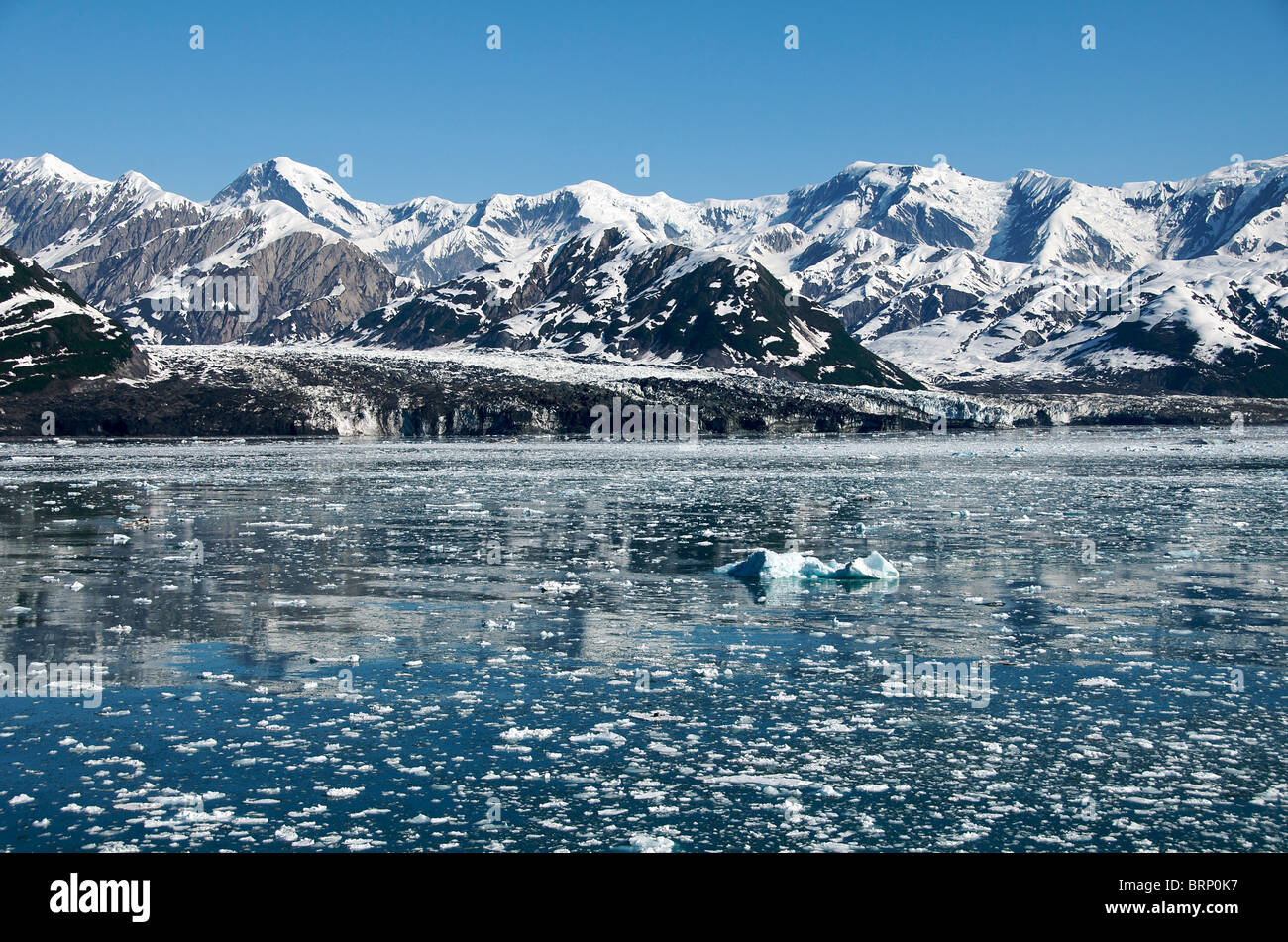 Turner Glacier Disenchantment Bay Inside Passage Alaska USA Stock Photo
