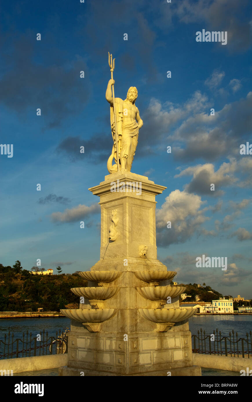 Neptune statue, La Habana, Cuba Stock Photo