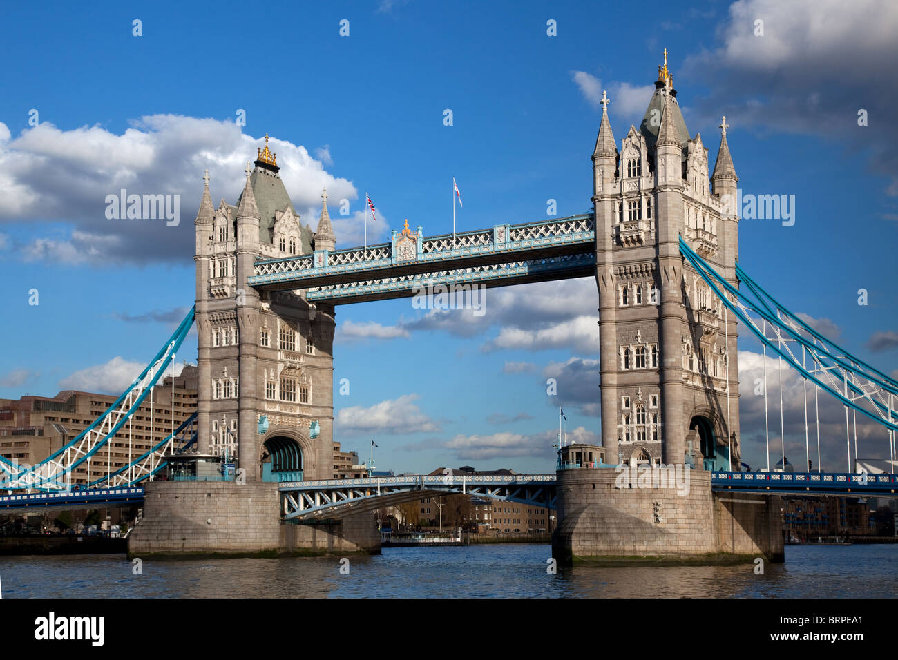 A landscape view of Tower Bridge in London Stock Photo - Alamy