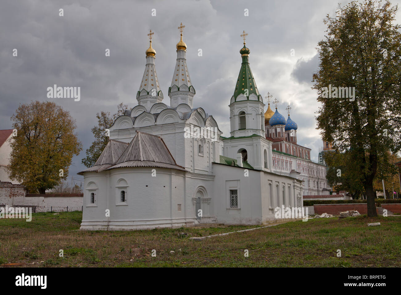 Holy Spirit Church, built in 1642 in the Kremlin city of Ryazan, Russia Stock Photo