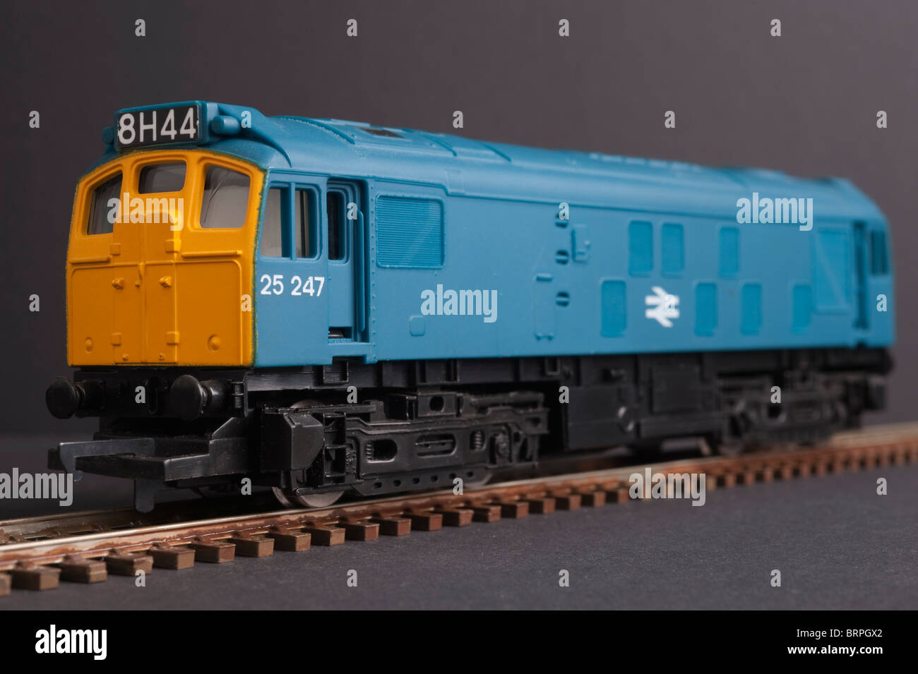Class 25 Diesel Locomotive, BR Blue livery Stock Photo