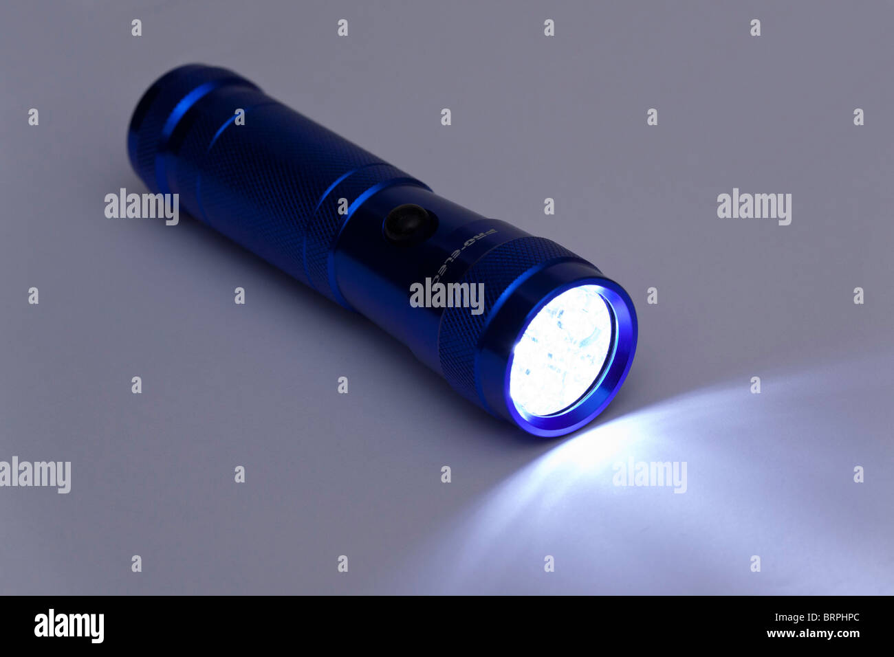 torch / flashlight with white LEDs Stock Photo