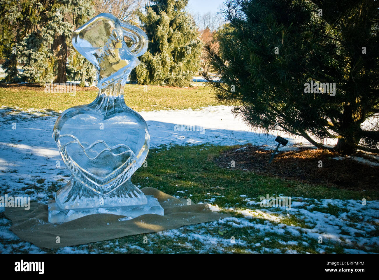 Ice carving creations at Hershey Park Rose Gardens winter festival Stock  Photo - Alamy