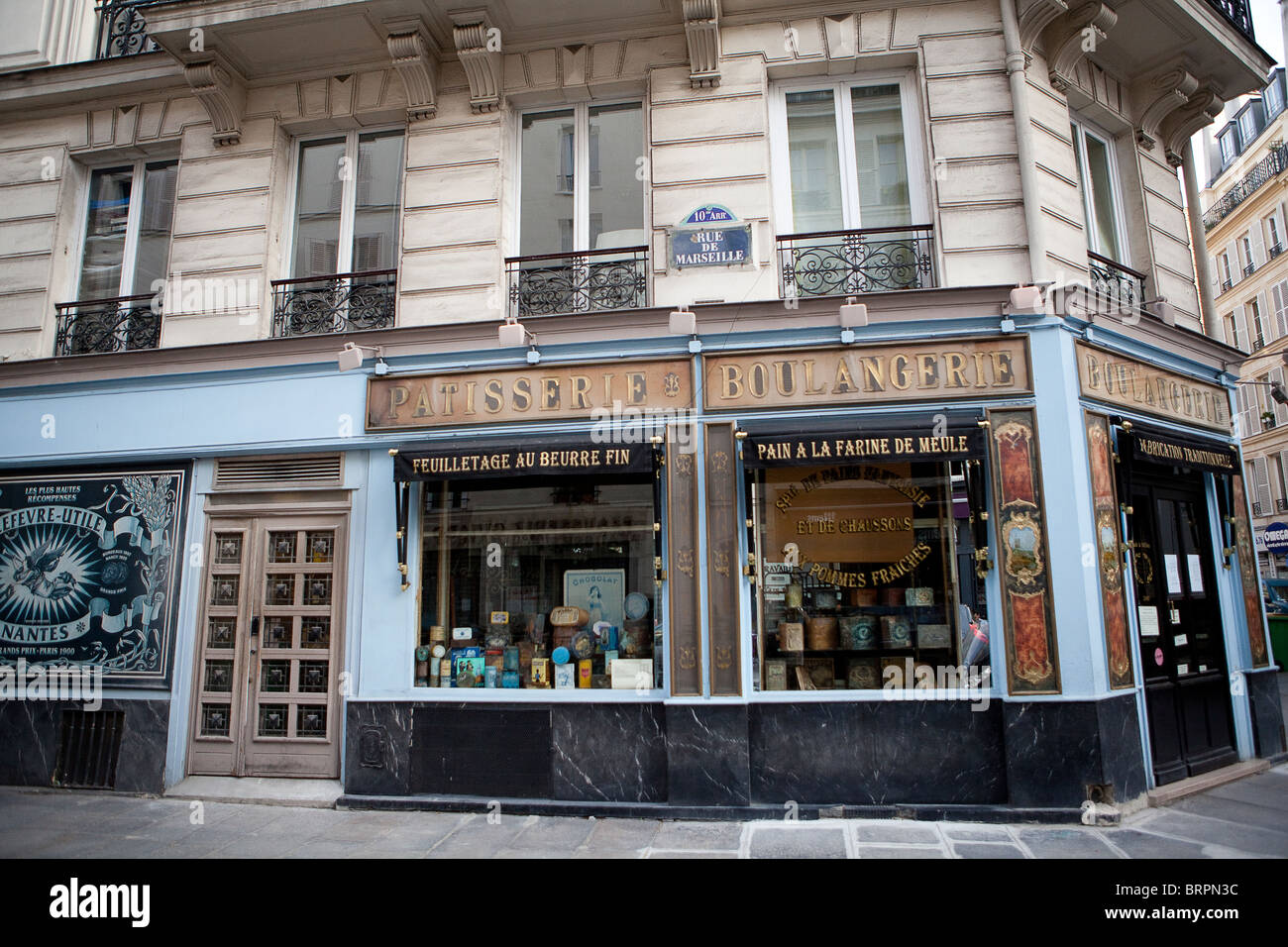 Boulangerie du Pain et des idees, Paris Stock Photo