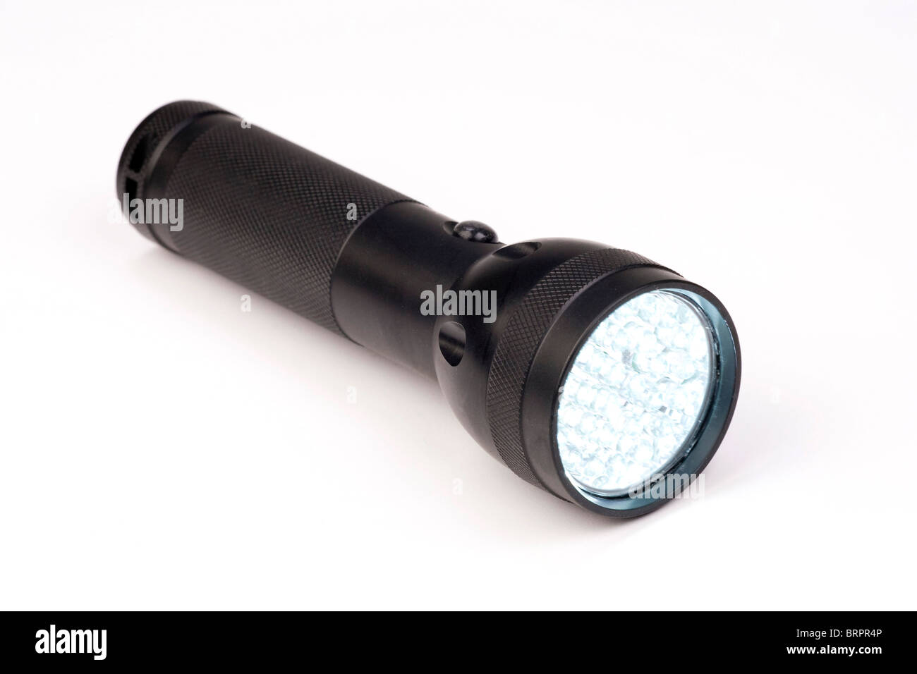 torch / flashlight with white LEDs Stock Photo