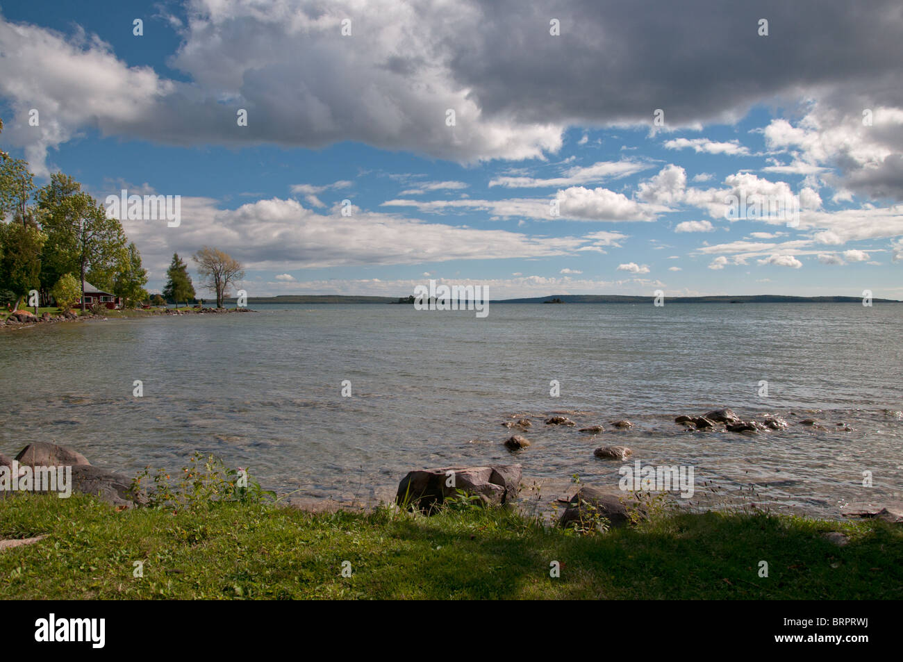 A view of Lake Manitou on Manitoulin Island Stock Photo Alamy