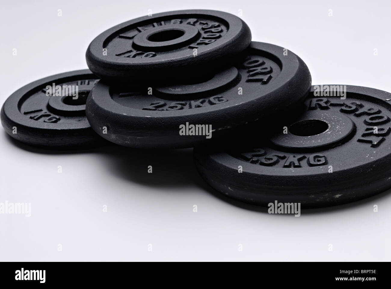 Barbell and plates Stock Photo Alamy