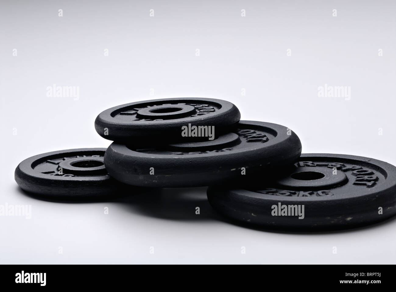 Barbell and plates Stock Photo Alamy