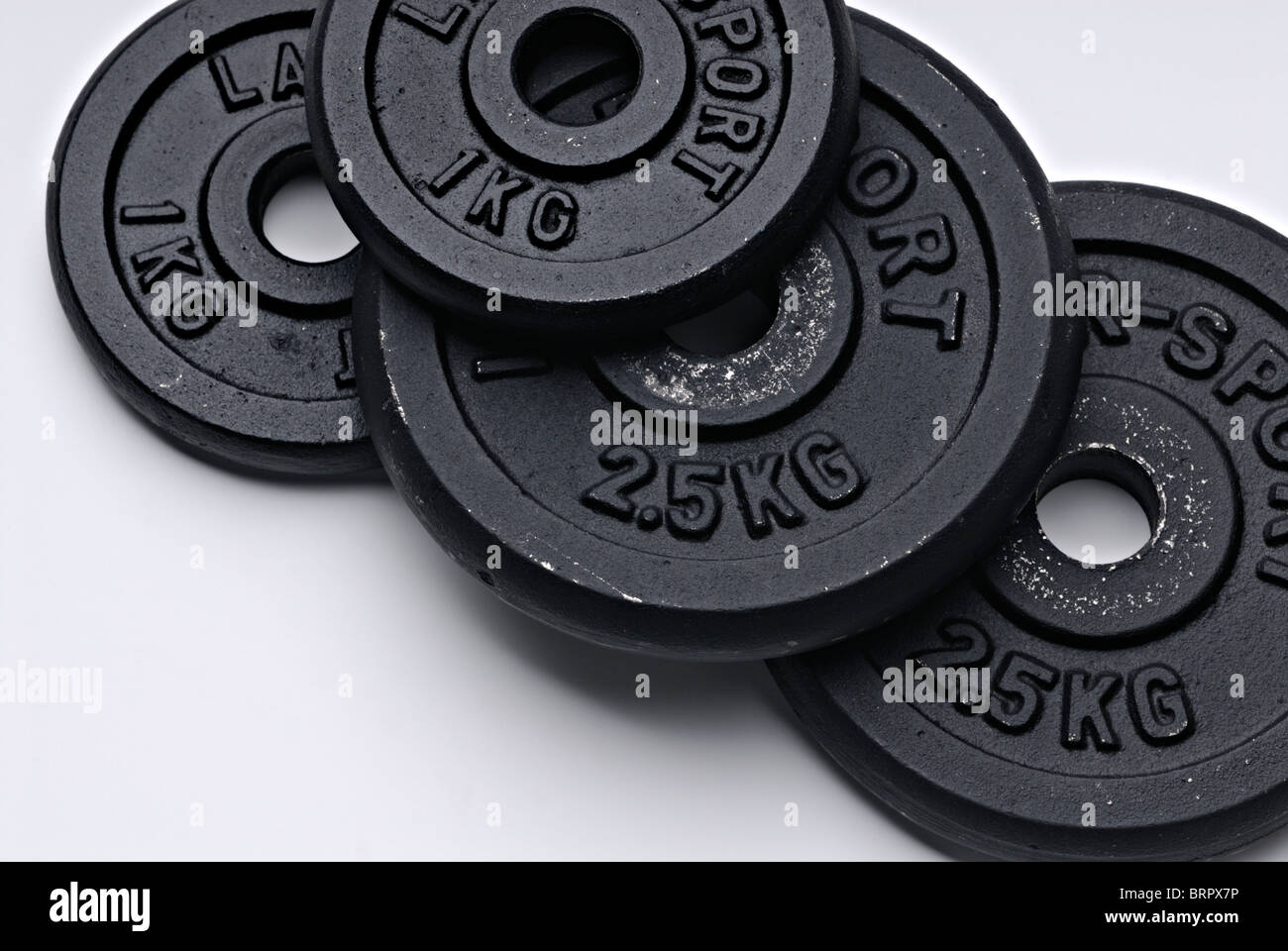 Barbell and plates Stock Photo Alamy