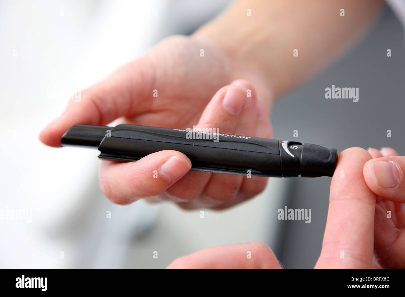 Blood sugar level test hires stock photography and images Alamy