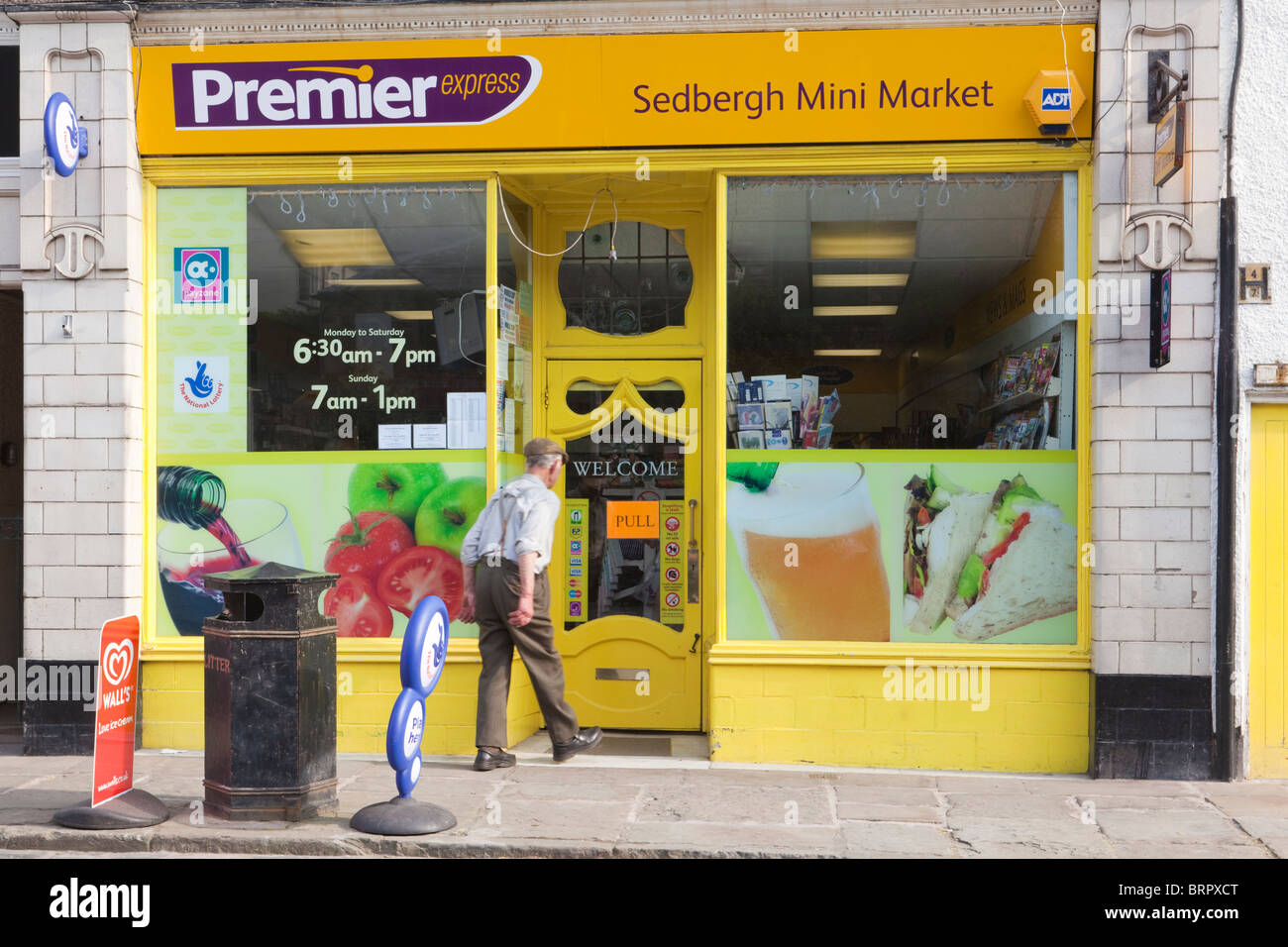 The Premier Express Mini Market in Sedbergh, Cumbria Stock Photo
