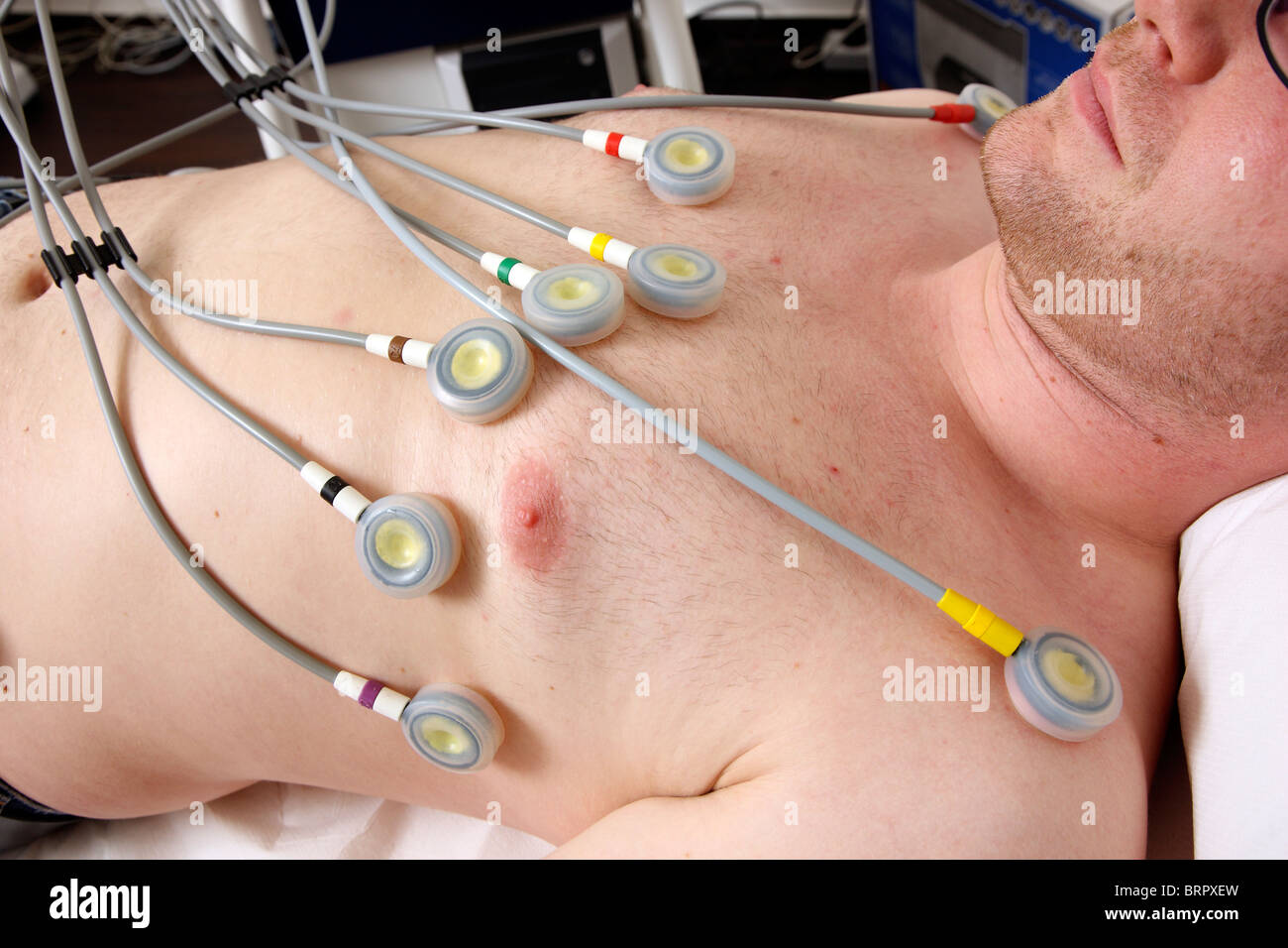 an ... cardiograph Electro patient ECG, surgery, at Doctor\u0027s