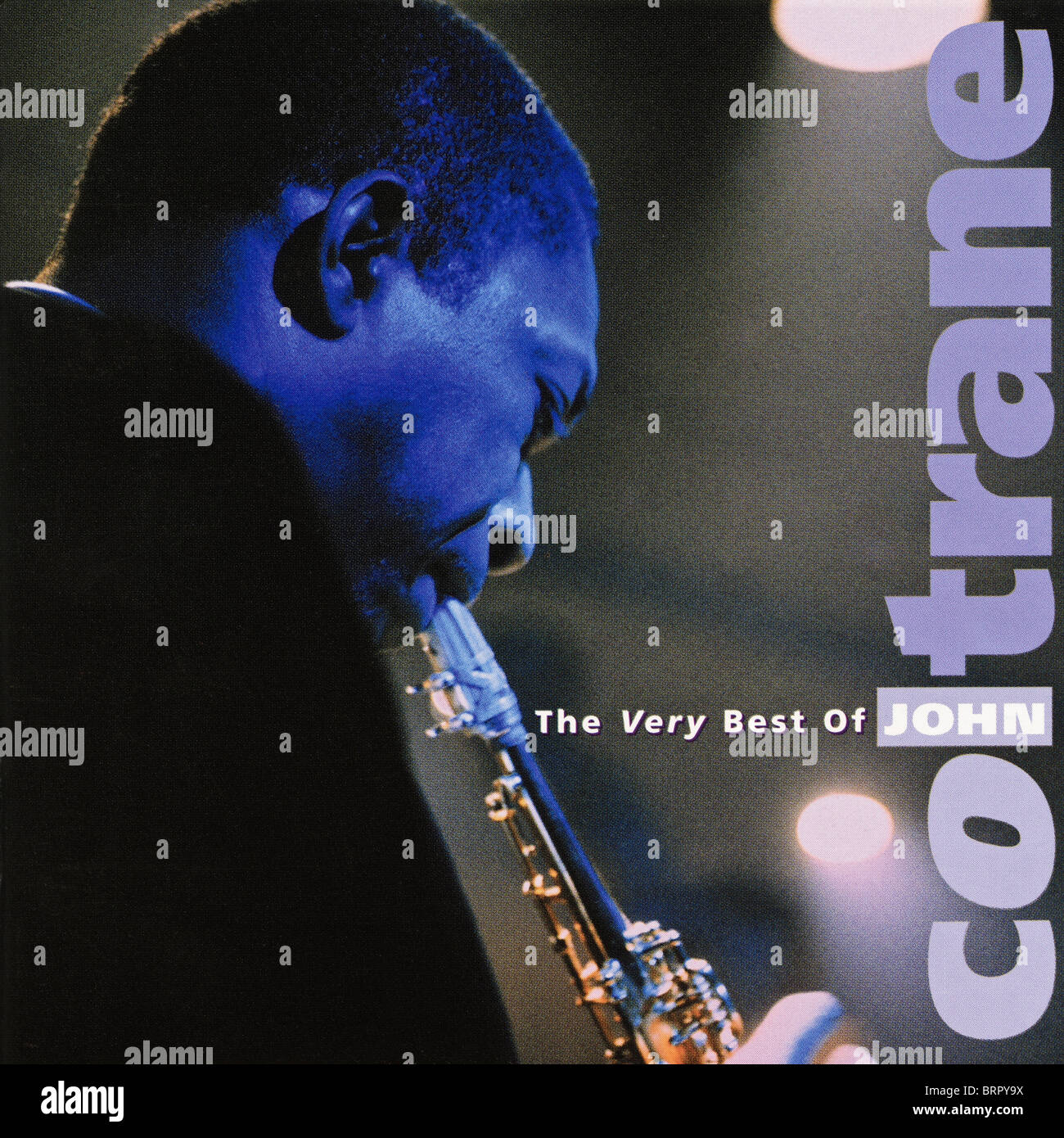 Album cover of The Very Best of John Coltrane released by Atlantic Records in 2000 Stock Photo