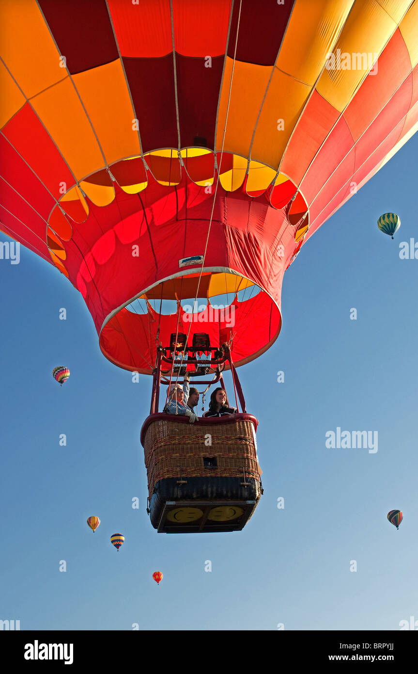 Hot air balloons at Albuquerque New Mexico festival USA, US Stock Photo