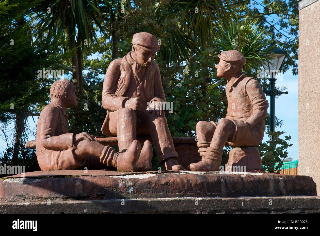 Sculpture When I Was a Lad by Colin Telfer, in Egremont, West