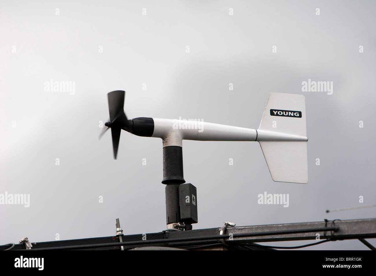 A Young brand anemometer. Stock Photo