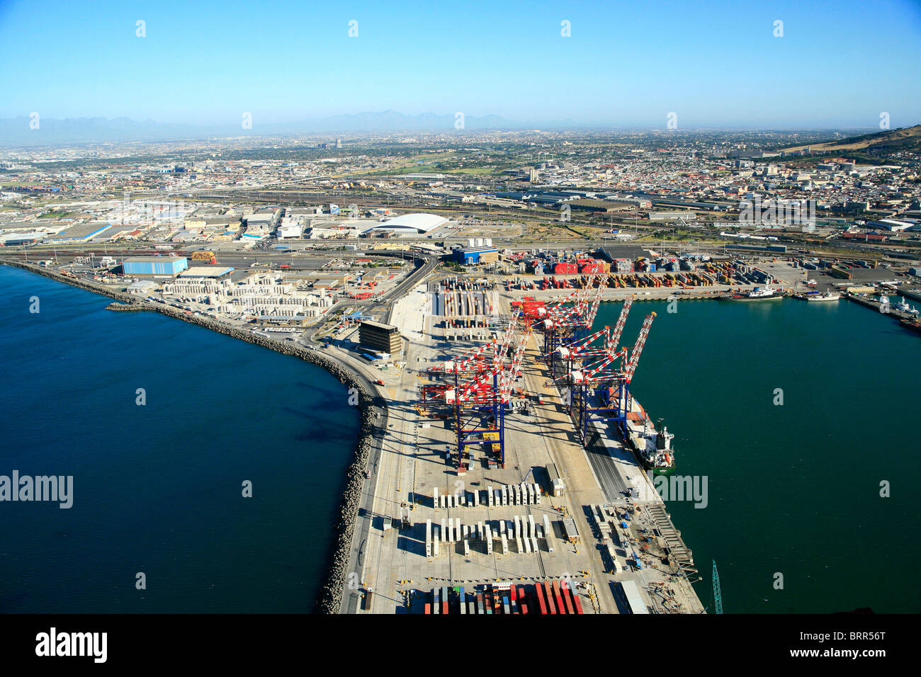 Cape Town Harbour Stock Photo