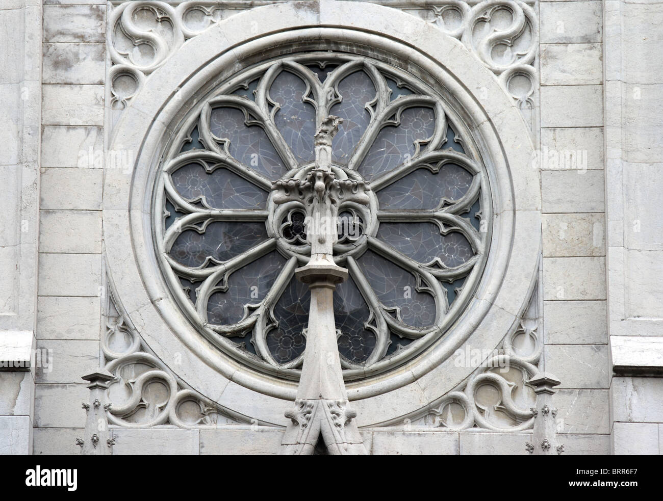 window of catholik cathedral Stock Photo - Alamy