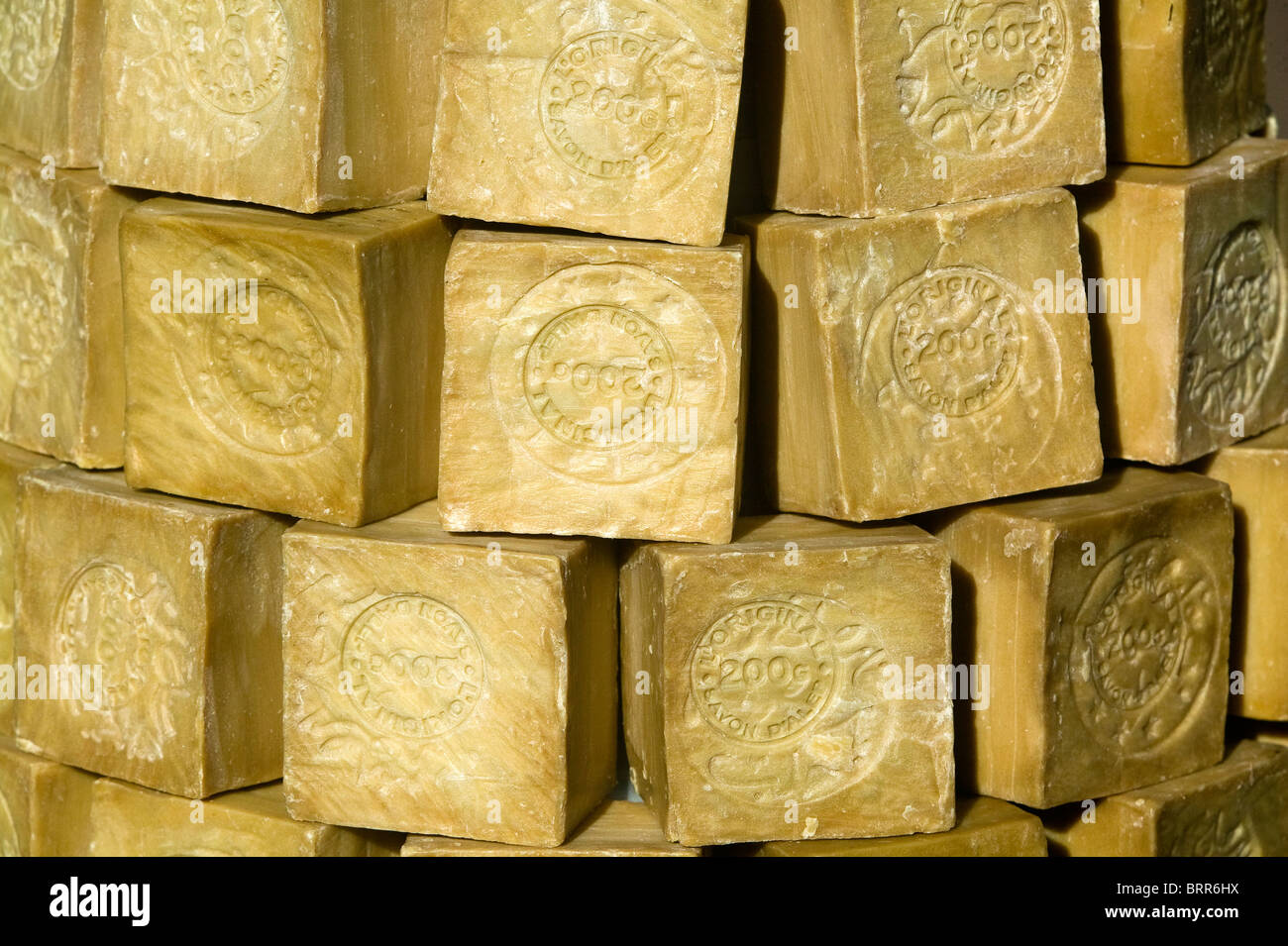 TRADITIONAL SOAP OF ALEP Stock Photo