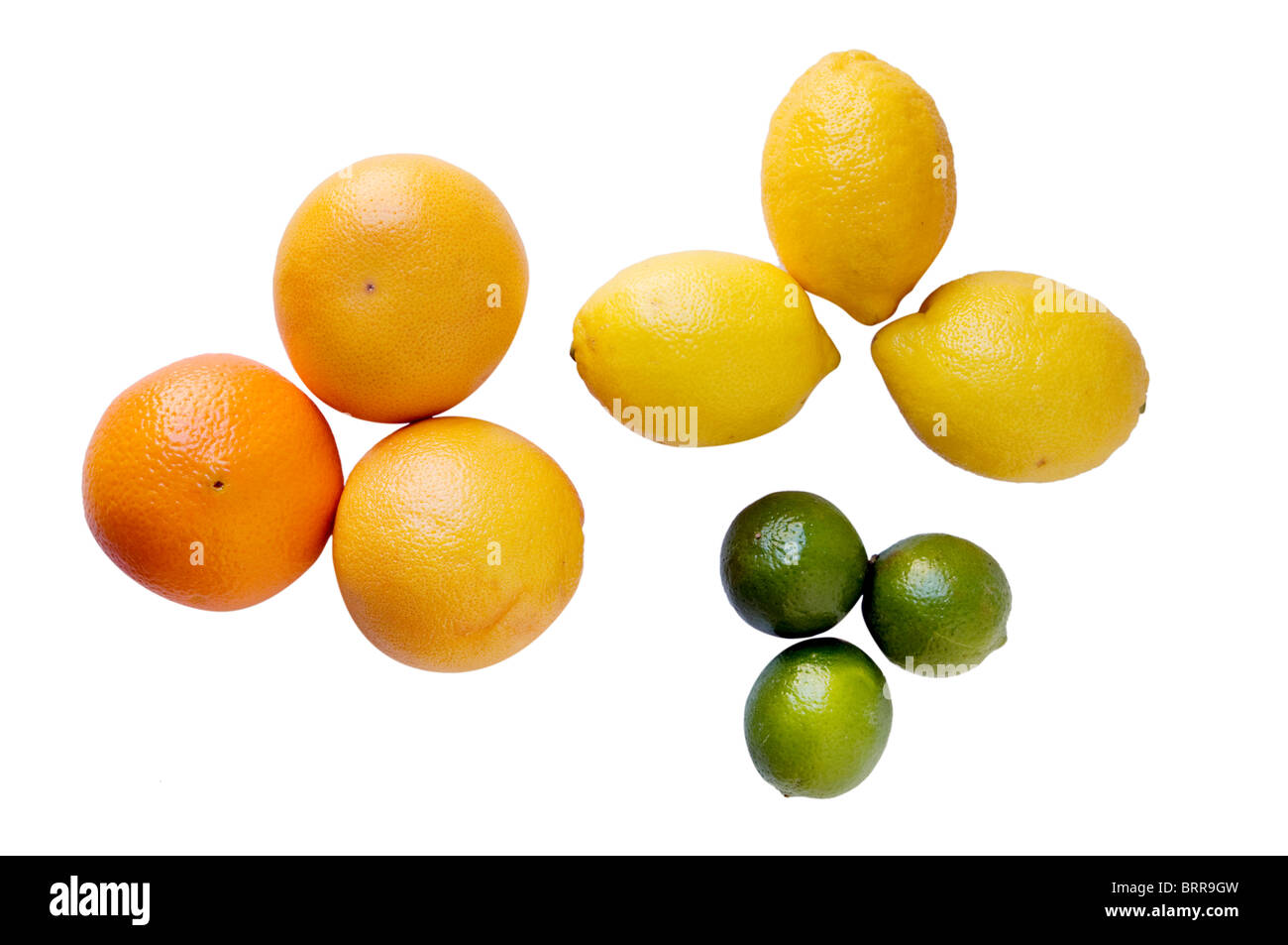 oranges,lemons and lime Stock Photo