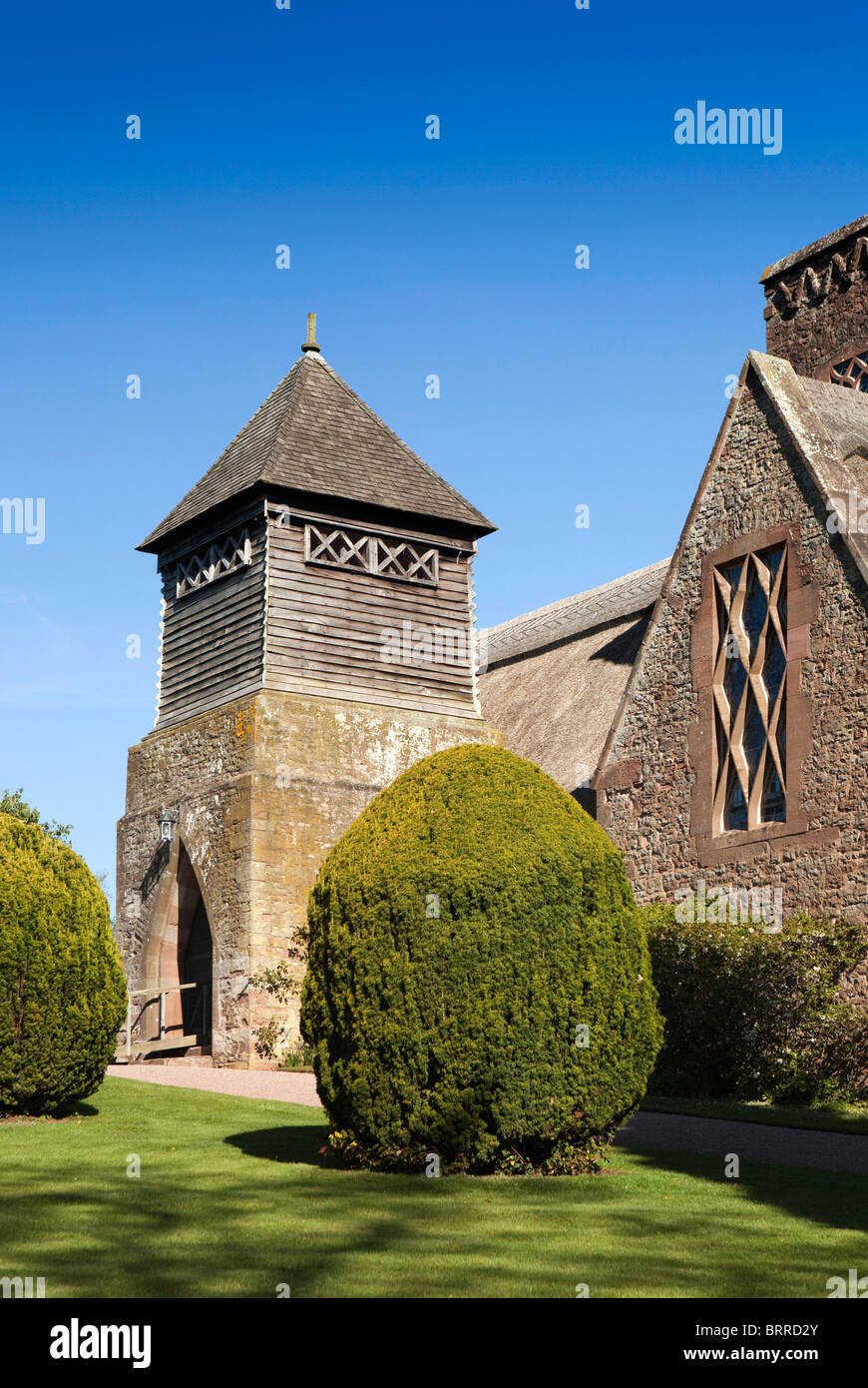 Uk herefordshire brockhampton saints church hires stock photography