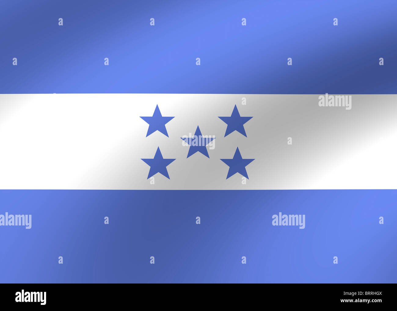 Honduras flag Stock Photo