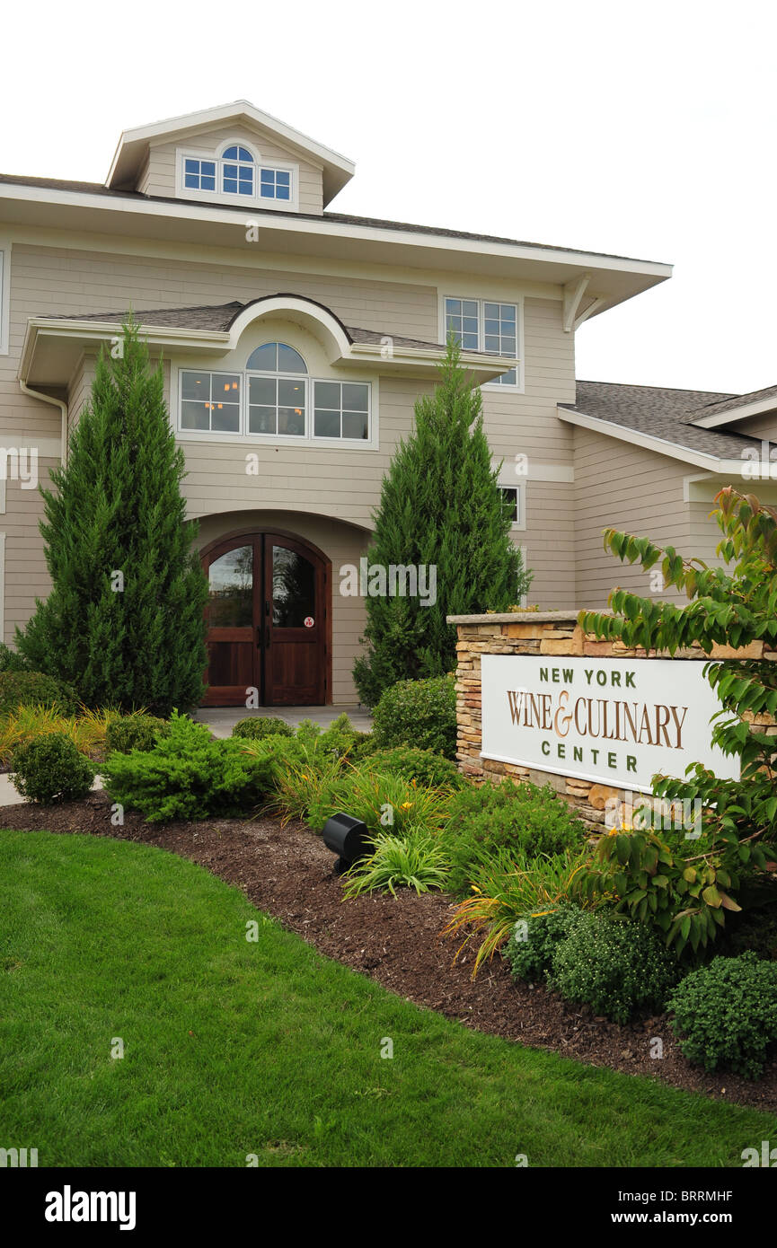 USA New York Canandaigua NY Finger Lakes Region New York Wine and Culinary Center Stock Photo