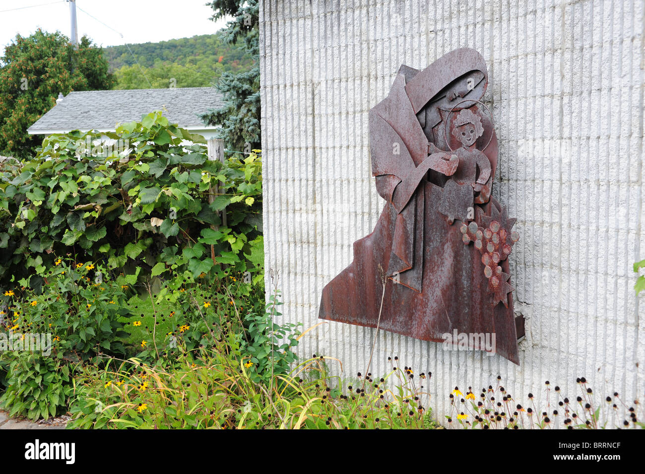 USA New York Naples NY Finger Lakes Region St Januarius Catholic church