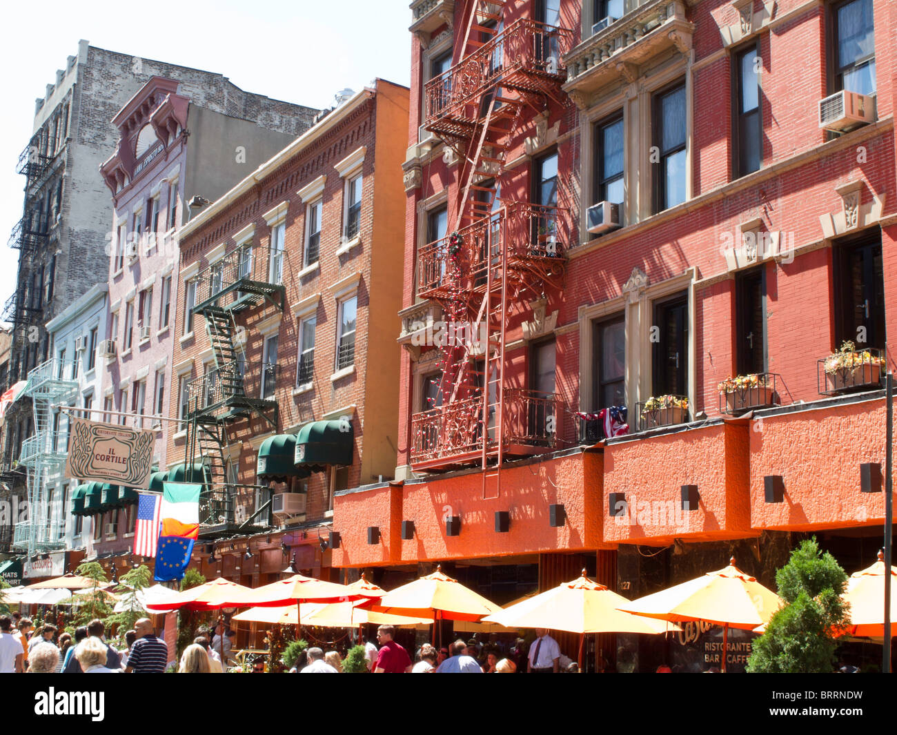 Little Italy, Mulberry Street, NYC Stock Photo Alamy