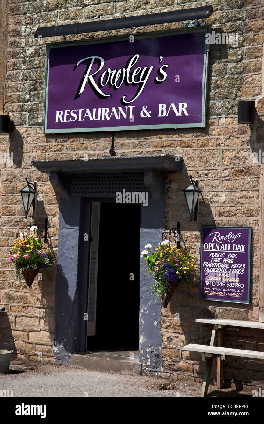 Rowleys restaurant bar baslow derbyshire hires stock photography and