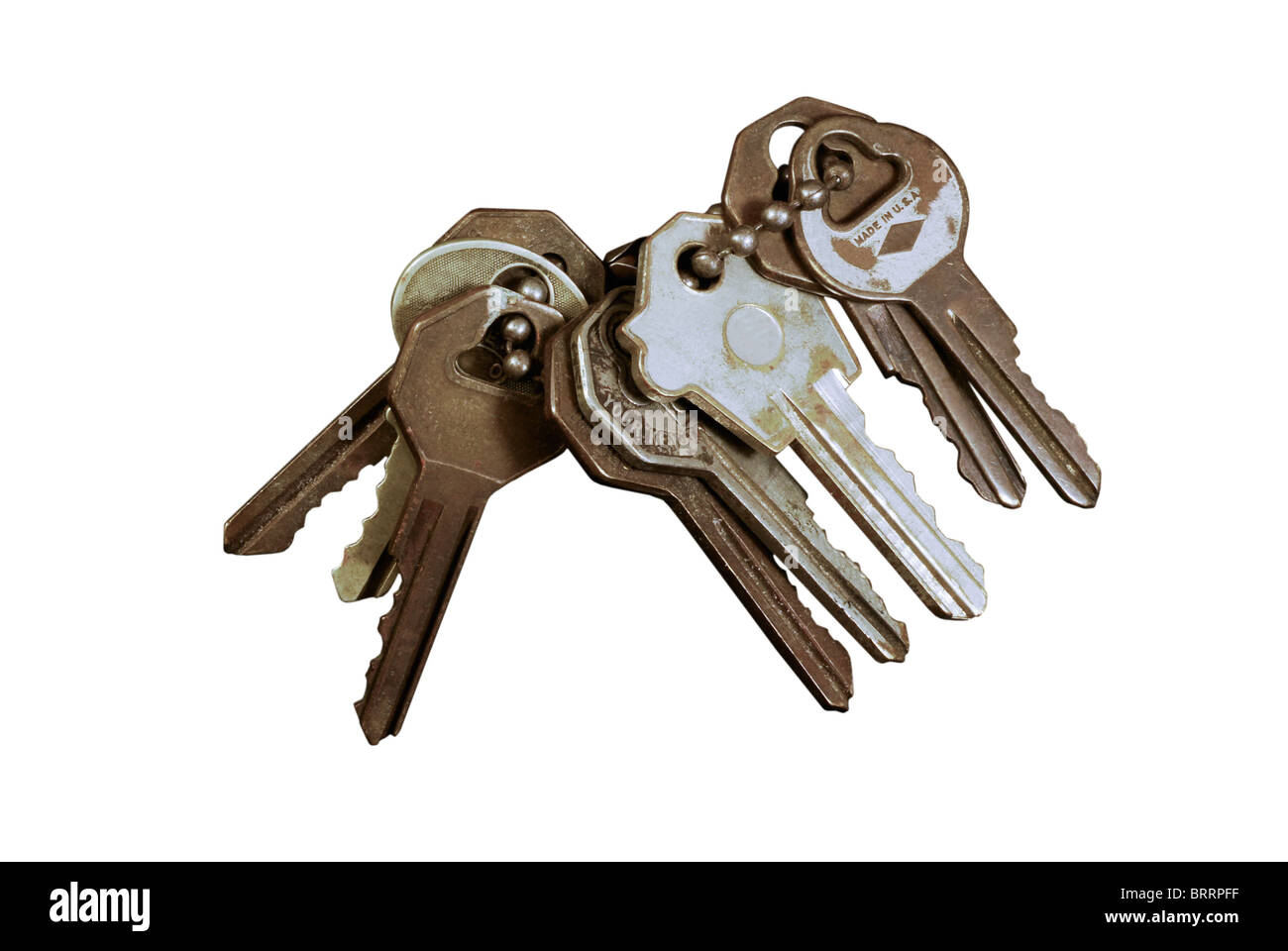 Bunch old keys Cut Out Stock Images & Pictures - Page 2 - Alamy