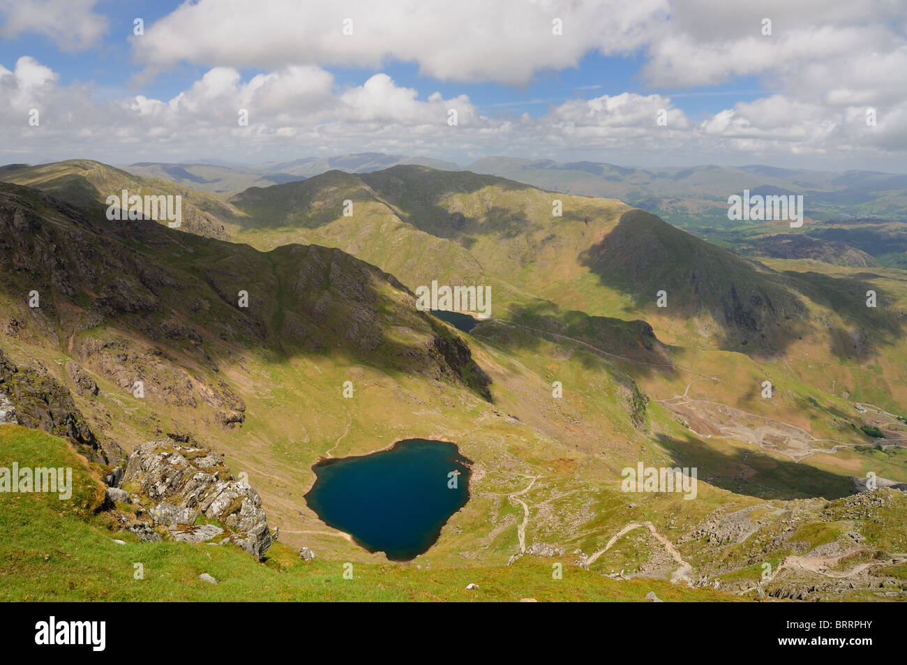 Old man of coniston from coniston water hires stock photography and