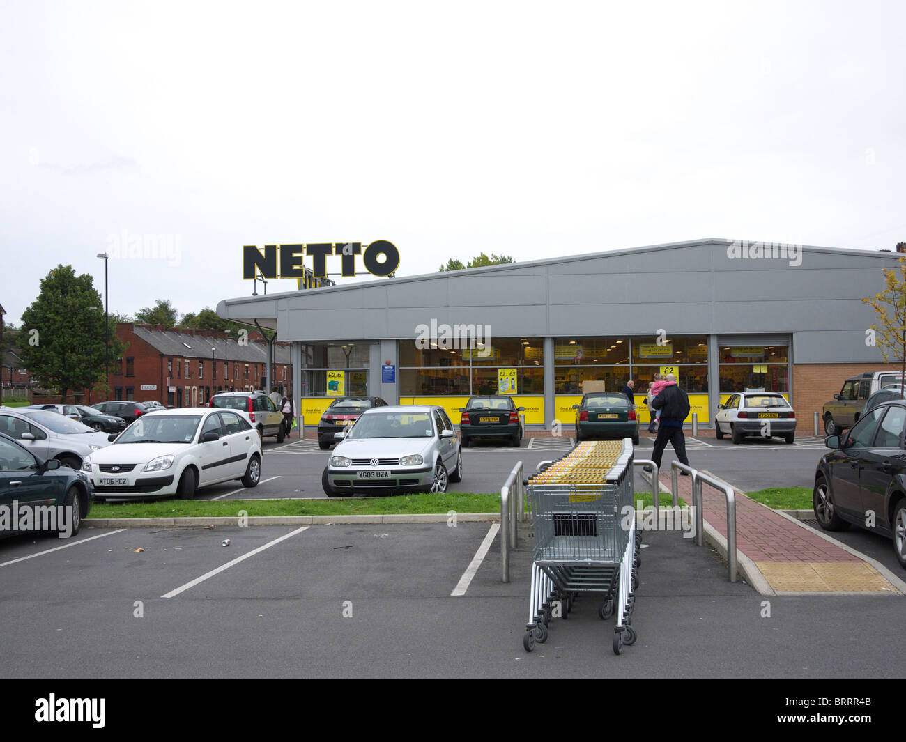 Netto Store, Oldham, Lancashire, England, UK. Stock Photo