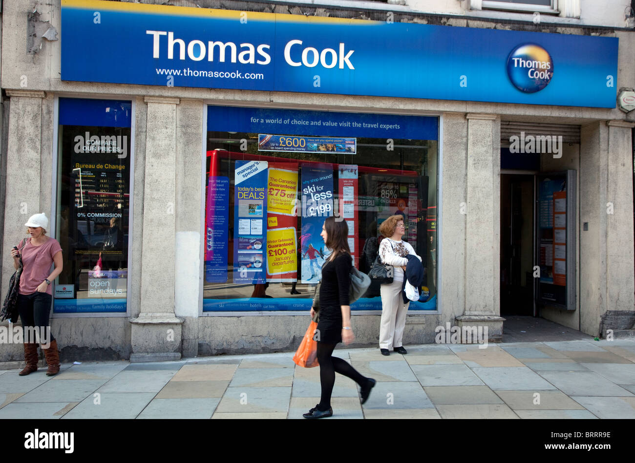 Thomas Cook and Co-Operative travel agents to merge, London Stock Photo