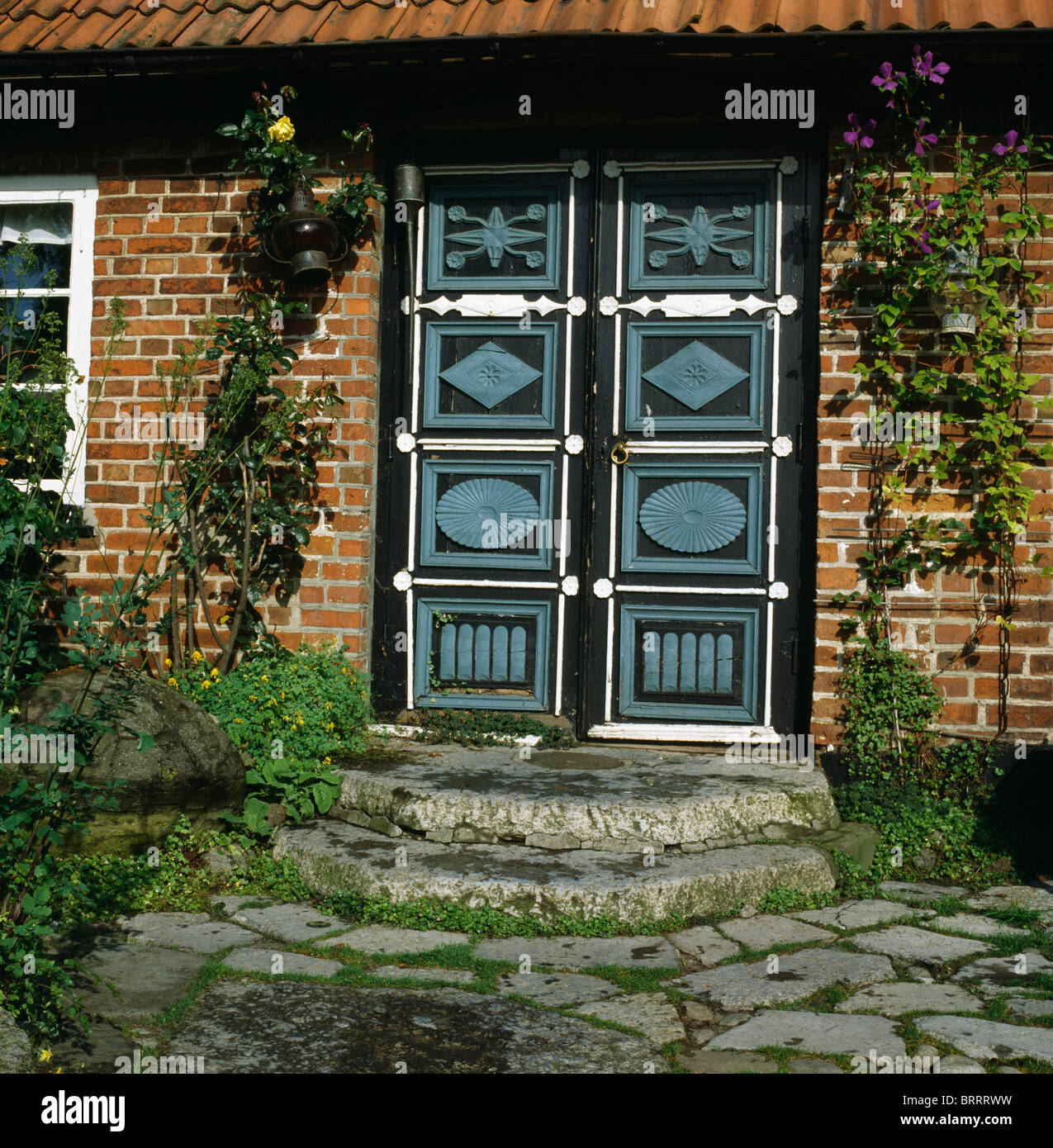 House Door Paint Effects Earth Colors Stock Photos House Door