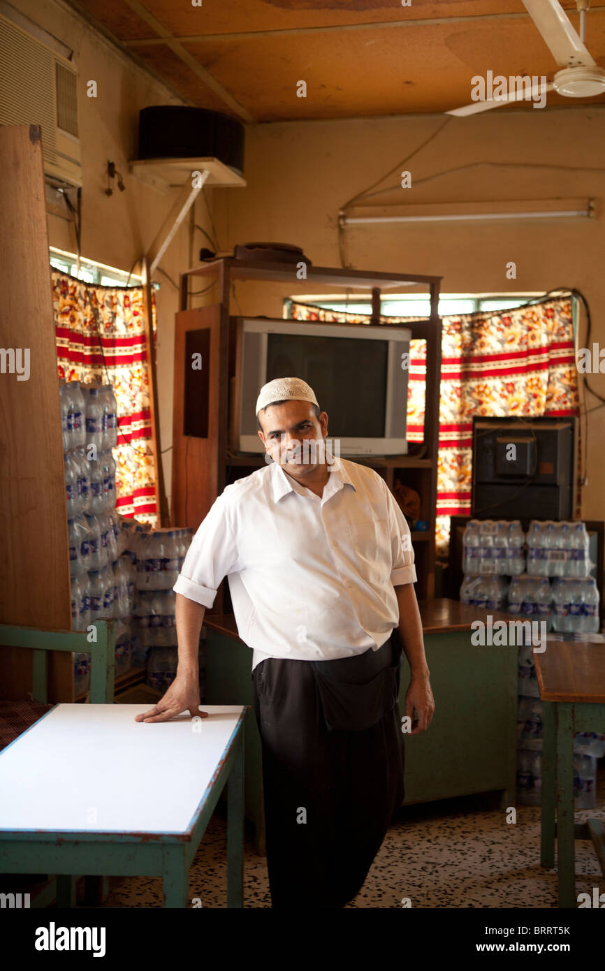 Abdulla Khalifa coffee shop in Muharraq district, Bahrain Stock Photo