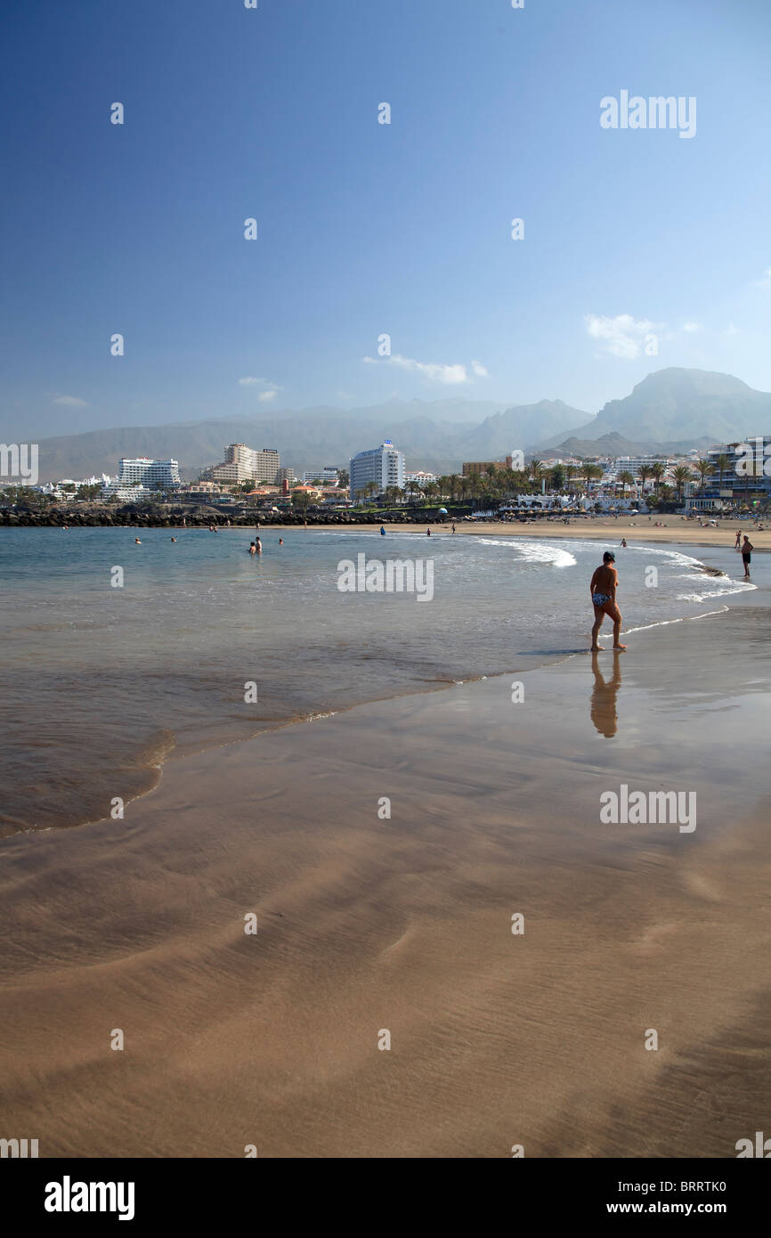Canary Islands, Tenerife, Playa de Las Americas Stock Photo
