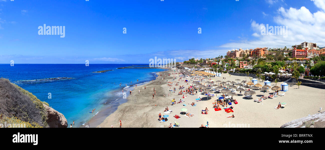 Canary Islands, Tenerife, Costa Adeje, Playa del Duque (Duque Beach) Stock Photo