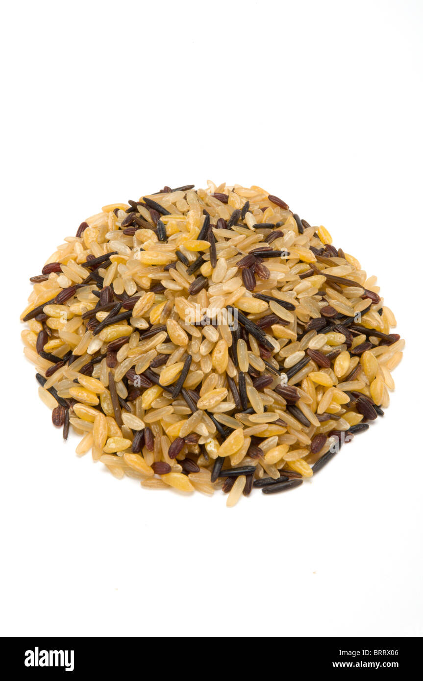 Five whole grain rice blend Stock Photo Alamy