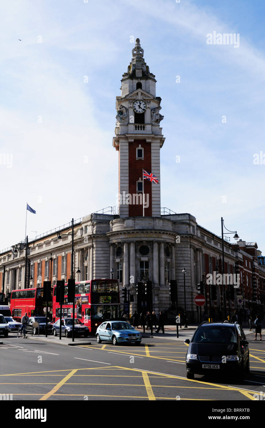 Lambeth Town Hall, Brixton, London, England, UK Stock Photo