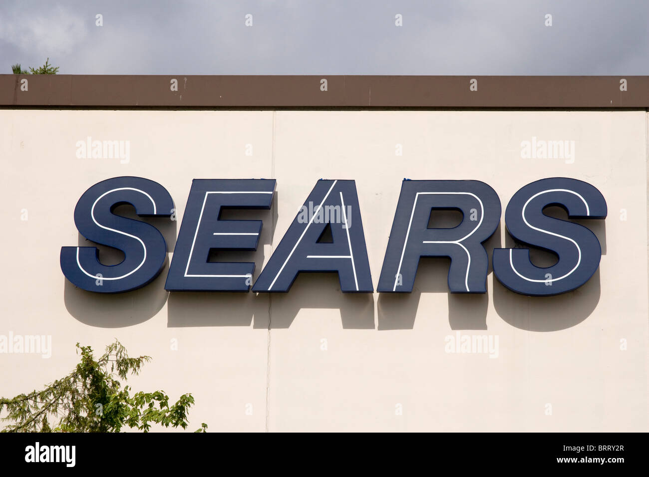 Sears Sign outside shopping mall In USA Stock Photo - Alamy