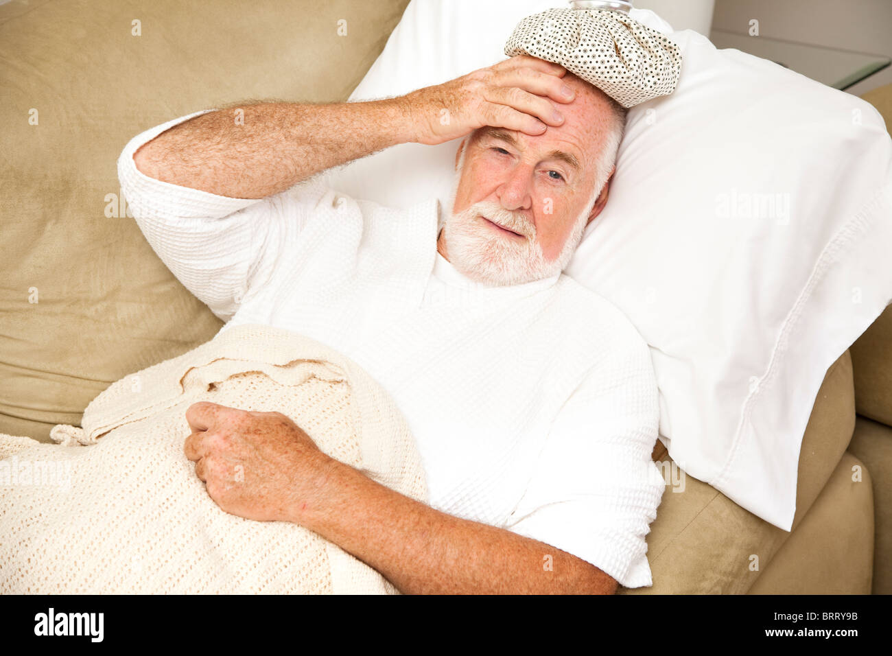 Sick man ice pack hires stock photography and images Alamy