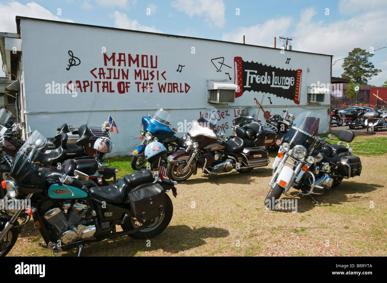 Louisiana, Mamou, Fred's Lounge, Cajun music venue Stock Photo Alamy