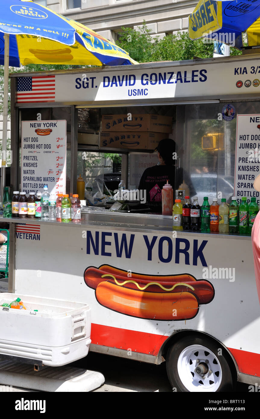 Snack vendor vehicle, New York City, NY, USA Stock Photo Alamy
