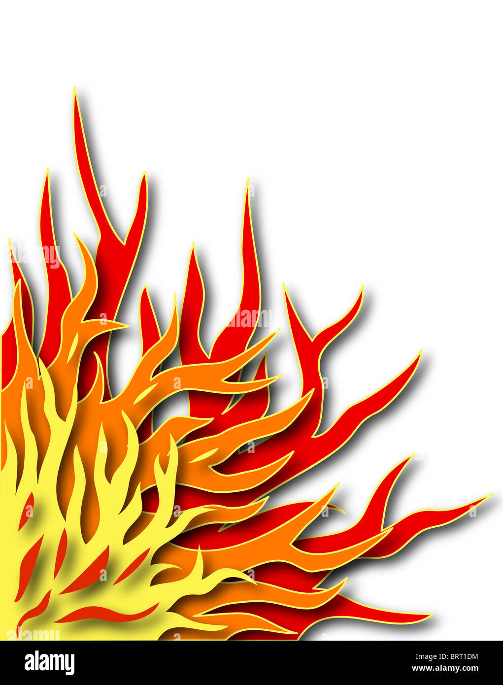 Background illustration of abstract flames with shadows Stock Photo Alamy